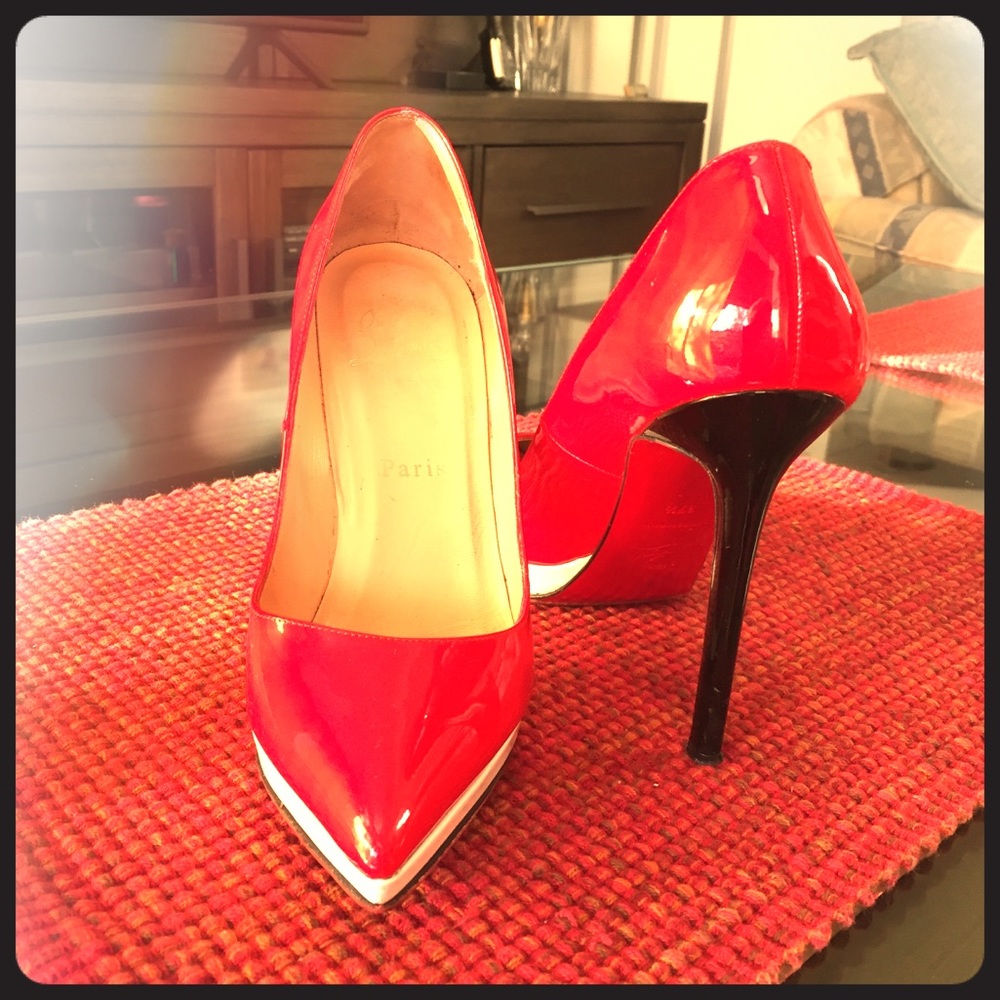 Christian Louboutin red sexy shoes